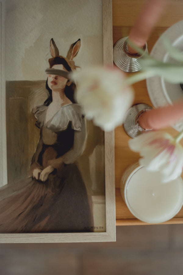 Art mural - Lady Almond