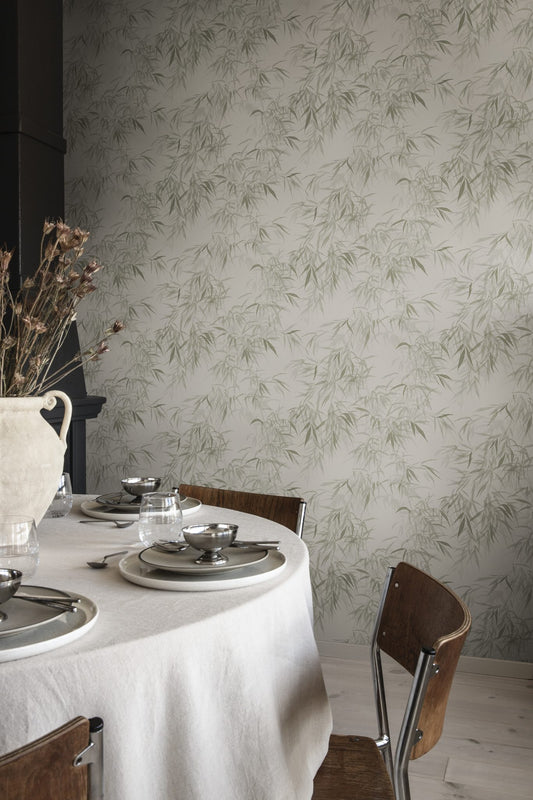 Wallpaper - Jon - Olive Green