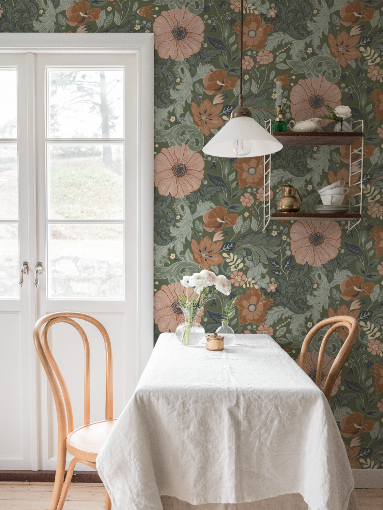 Papier peint Midbec - Victoria - Vert 13109