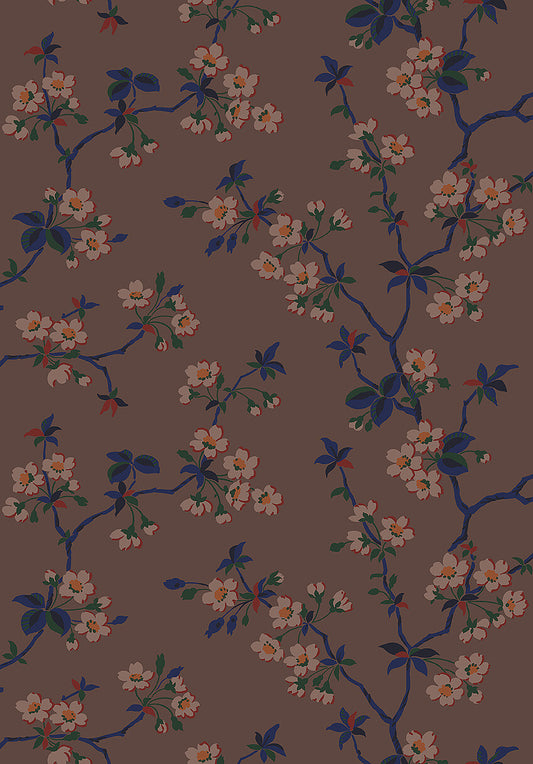 Papier peint Borastapeter - Trädgårdsstaden - Marron