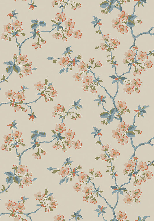 Papier peint Borastapeter - Trädgårdsstaden - Beige