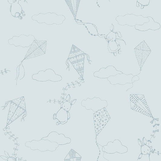Papier peint Borastapeter - Cerfs-volants, En haut et loin - Bleu