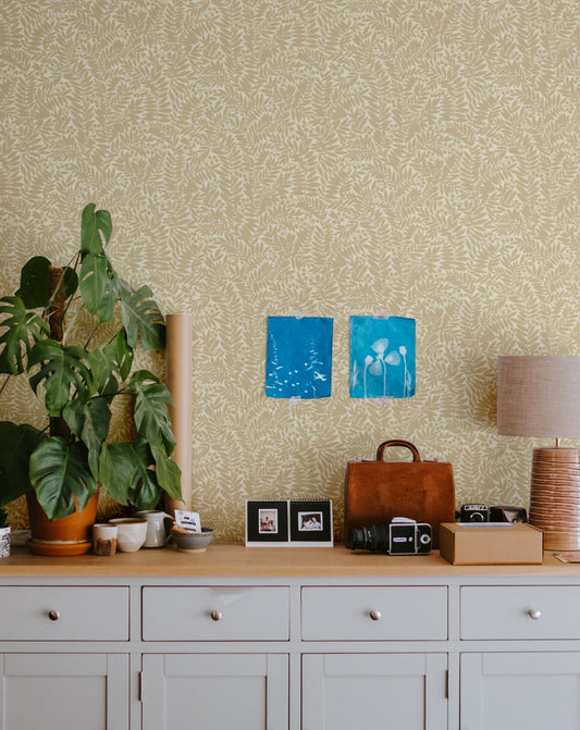 Summer Gray Wallpaper - Florence - Beige