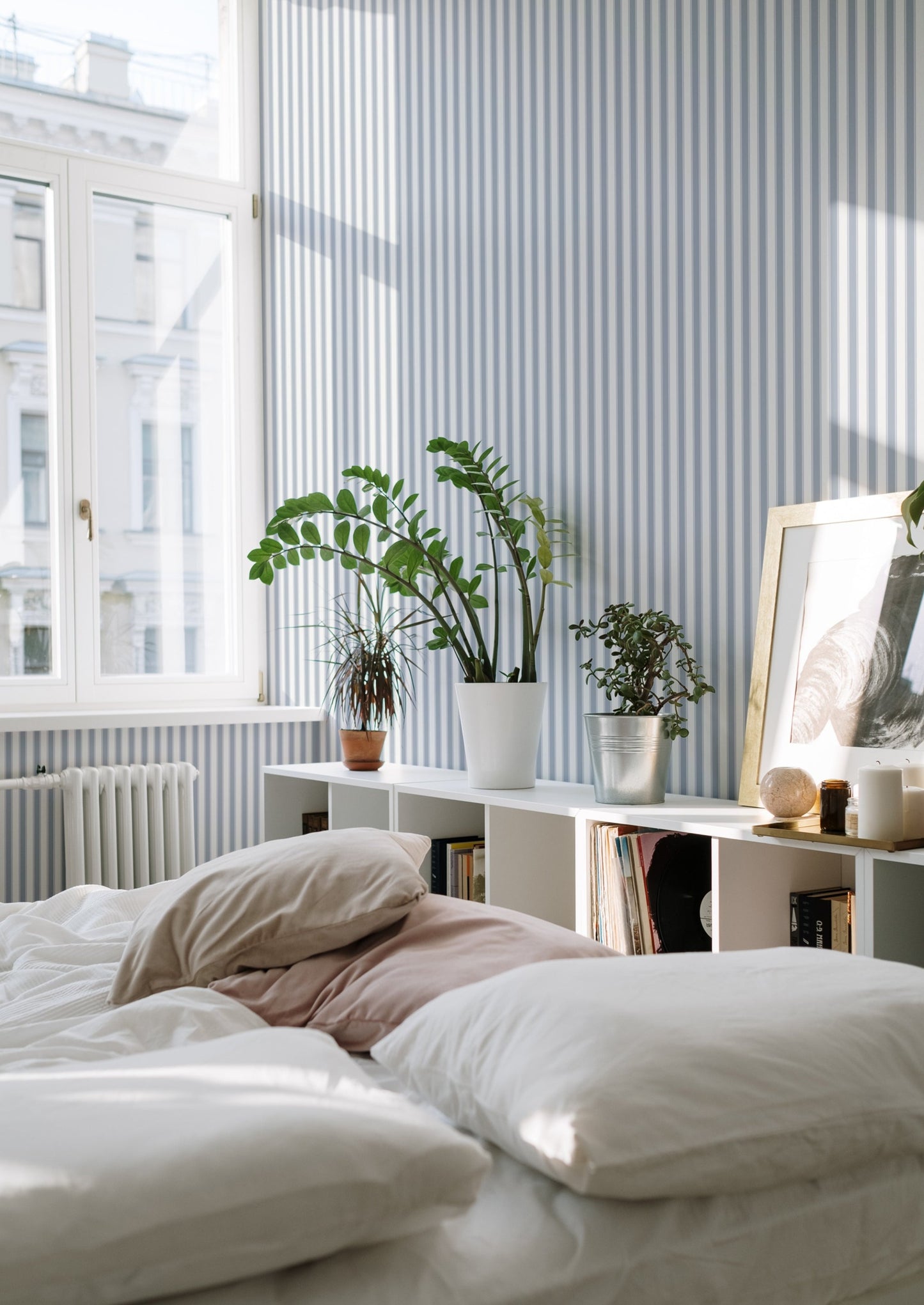 Peel & Stick Wallpaper - French - Blue