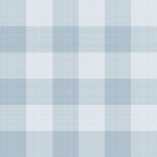 Wallpaper Checks - Linen - Blue