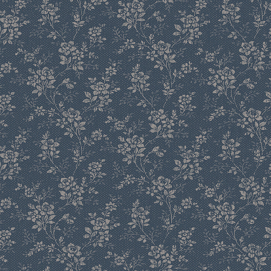 Papier peint Borastapeter - Hip Rose 1177 - Bleu
