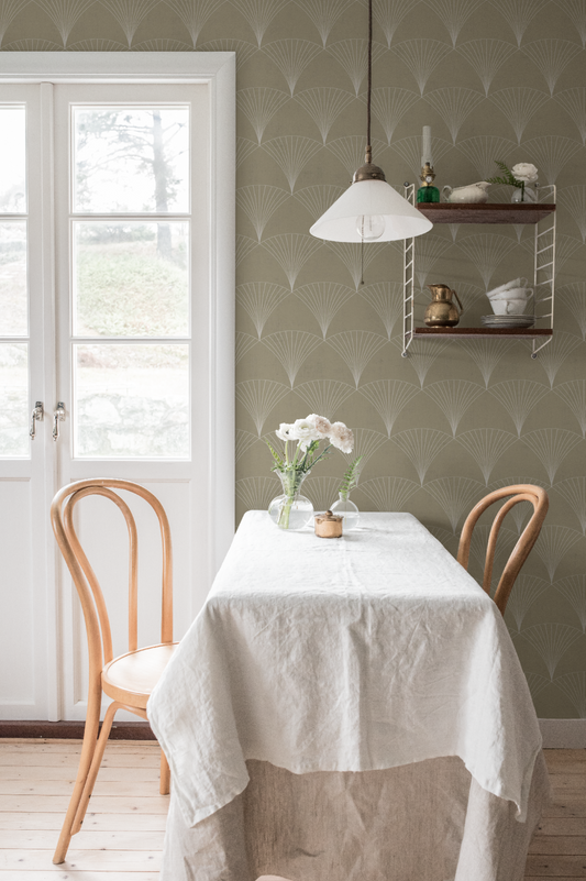 Papier peint Midbec - Motif géométrique 12003 - Beige