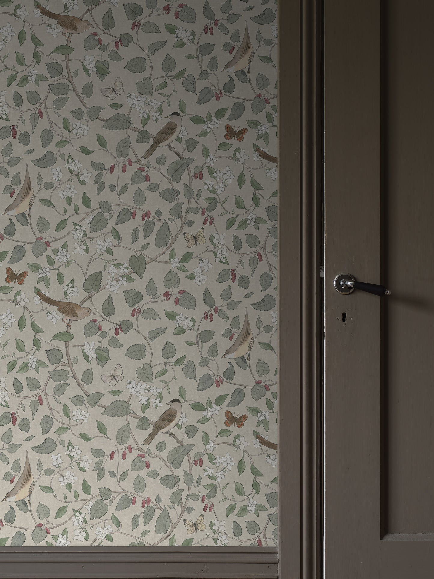Papier peint Borastapeter - Oiseaux chanteurs 2056 - Beige