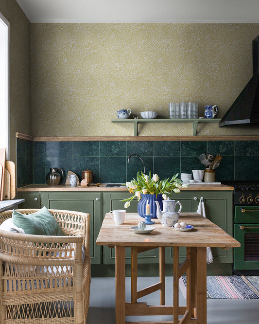 Papier peint Midbec - Siv jaune