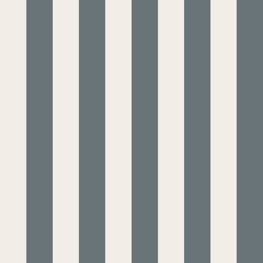 Papier peint rayures - Ventnor - bleu