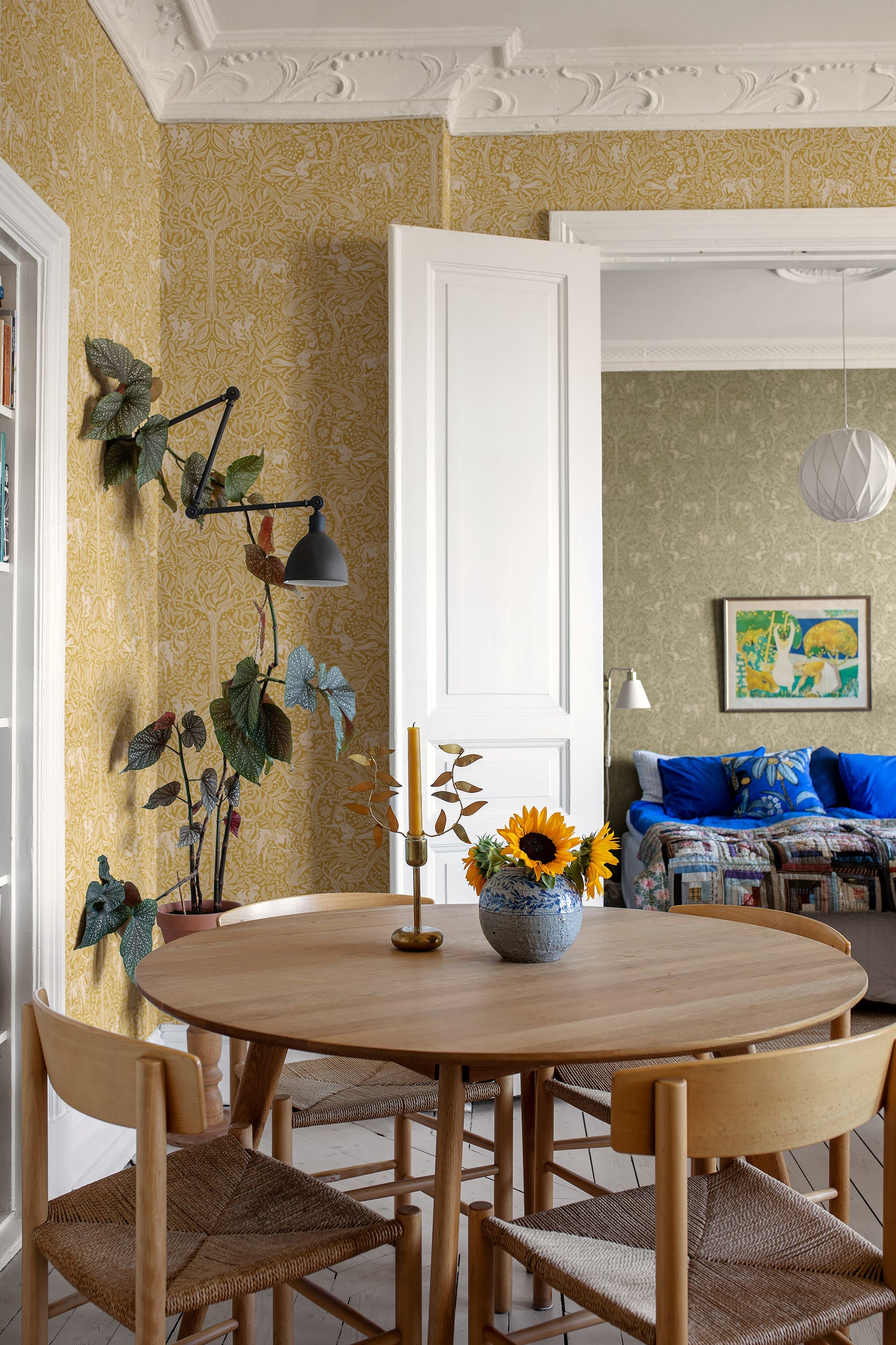 Papier peint Borastapeter - Sous le sureau 2048 - Jaune