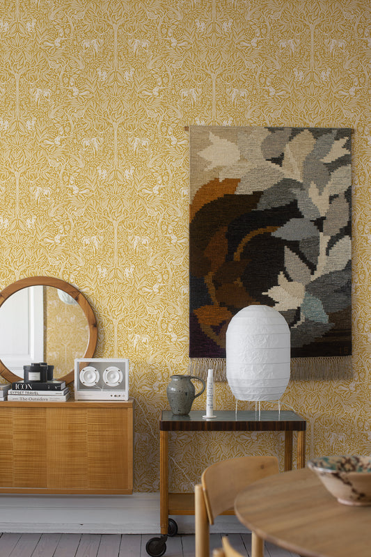 Papier peint Borastapeter - Sous le sureau 2048 - Jaune